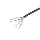 Kabel LAN SFTP Kat.7 305M drut outdoor CU FLUKE PASSED czarny