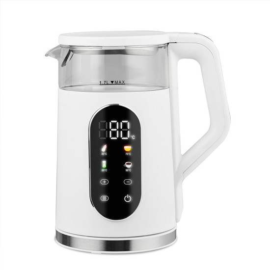 Czajnik elektryczny z regulacją temperatury 1,7l  2200W MR-023-WHITE