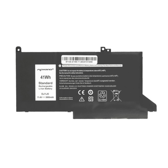 Bateria MYJ96 do Dell Latitude E7390, E7490 - 11.4v - 3600 mAh (41 Wh)