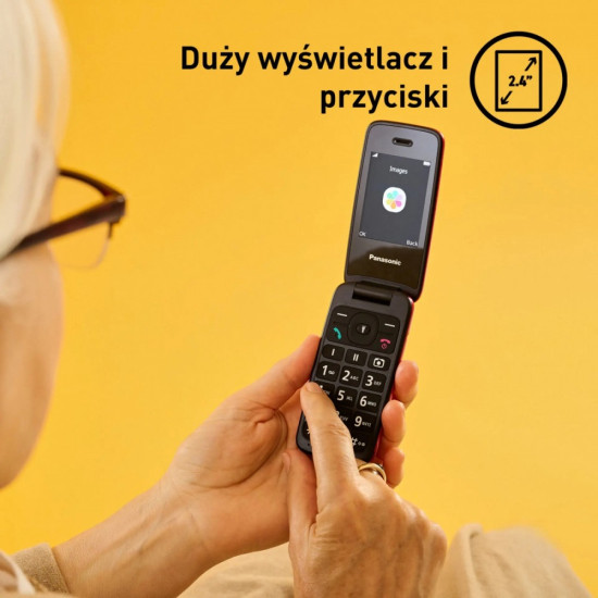 Telefon komórkowy KX-TU410 EXR 4G czerwony