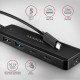 HUB 4-portowy 5gbps 2x USB-A 2x USB-C , USB-C power IN 19cm kabel HUE-C2C