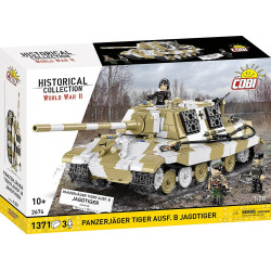Klocki Panzerjager Tiger ausf.B 1371 elementy