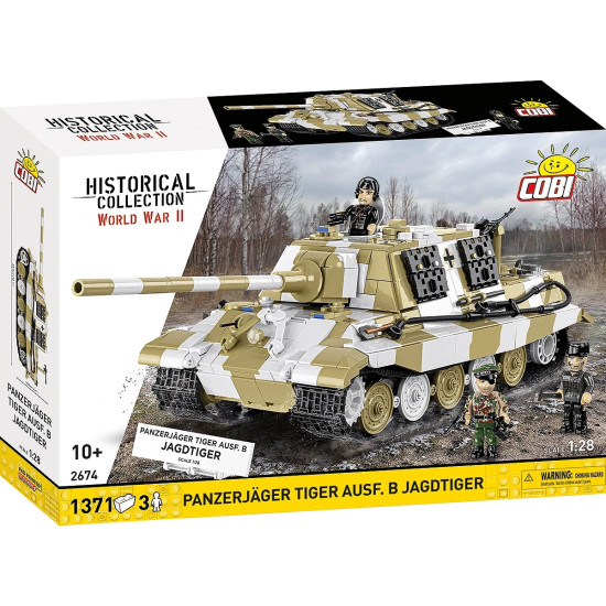 Klocki Panzerjager Tiger ausf.B 1371 elementy
