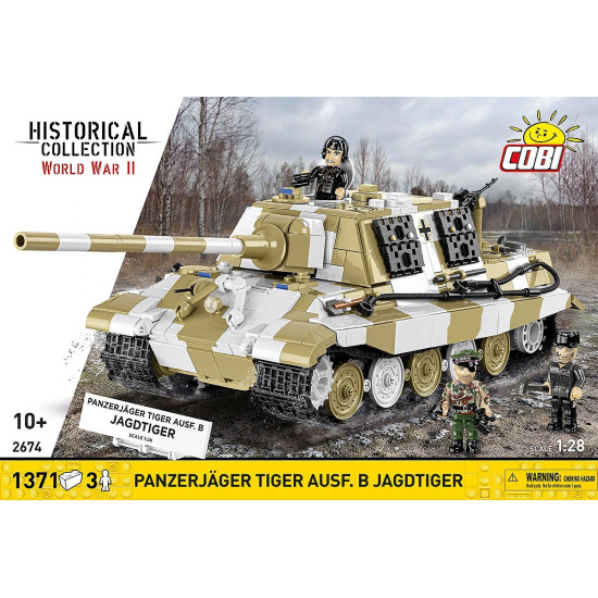 Klocki Panzerjager Tiger ausf.B 1371 elementy