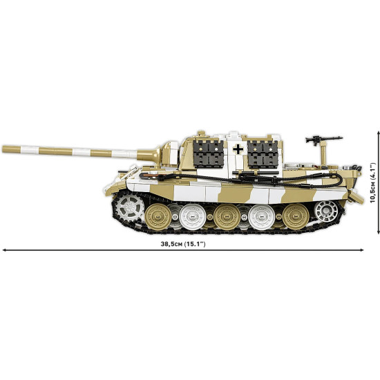 Klocki Panzerjager Tiger ausf.B 1371 elementy