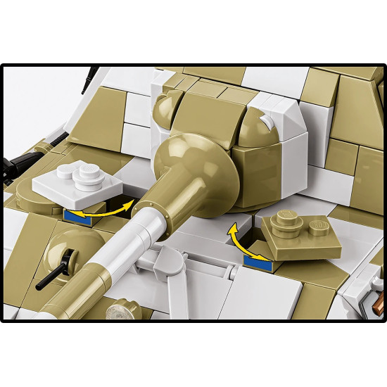 Klocki Panzerjager Tiger ausf.B 1371 elementy