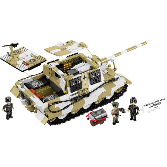 Klocki Panzerjager Tiger ausf.B 1371 elementy