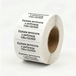 Etykieta termiczna 100x150/500 24 sztuki karton 
