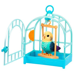 Figurka interaktywna Little Live Pets - Mój prawdziwy ptaszek błękitno-żółty