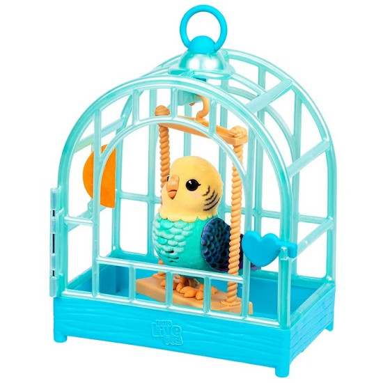 Figurka interaktywna Little Live Pets - Mój prawdziwy ptaszek błękitno-żółty
