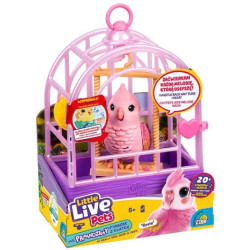 Figurka interaktywna Little Live Pets - Mój prawdziwy ptaszek różowy