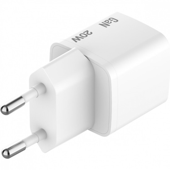 Ładowarka uniwersalna Mini GaN 20W z kablem 1m, USB-C P.D 3.0 