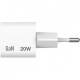 Ładowarka uniwersalna Mini GaN 20W z kablem 1m, USB-C P.D 3.0 