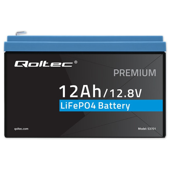 Akumulator LiFePO4 Litowo-Żelazowo-Fosforanowy | 12.8V | 12Ah |  153.6Wh | BMS 