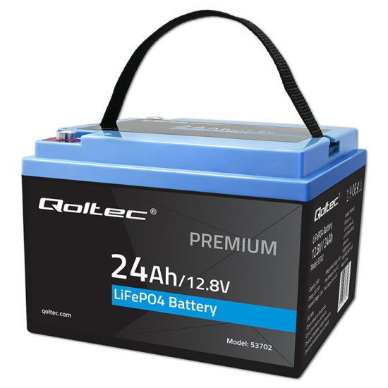 Akumulator LiFePO4 Litowo-Żelazowo-Fosforanowy | 12.8V | 24Ah |  307.2Wh | BMS 