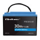 Akumulator LiFePO4 Litowo-Żelazowo-Fosforanowy | 12.8V | 30Ah |  384Wh | BMS 