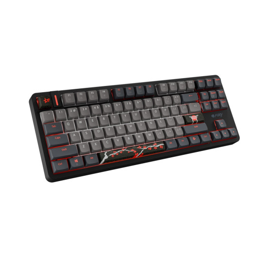 Klawiatura Kanabo K6 US RGB magnetyczna czarno-szara