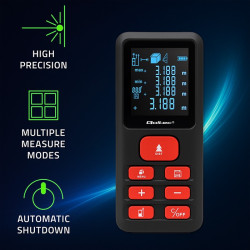 Cyfrowy dalmierz laserowy | podświetlany LCD | 120m 