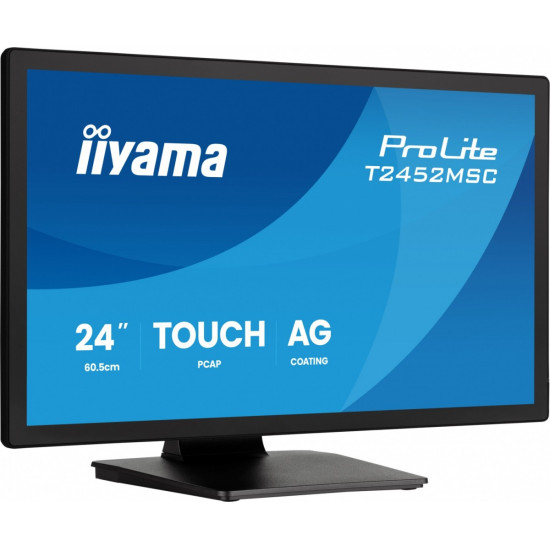 Monitor ProLite 24 cale T2452MSC-B2AG IPS,HDMI,DP,420cd,1300:1,5ms 