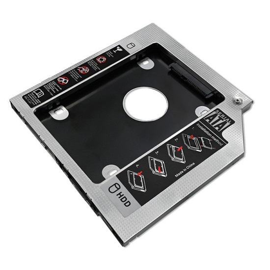 Kieszeń na drugi dysk | 2.5 HDD | 9,5mm 