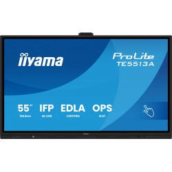 Monitor 55 cali ProLite TE5513A-B3AG INFRARED,40pkt,IPS,4K,500cd,1200:1,8ms  WiFi,USB, ANDROID 14, Google EDLA,2x20W, uchwyt ścienny