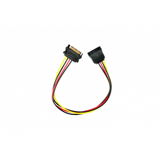 Przedłużacz SATA M/F 15PIN 30cm 