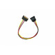 Przedłużacz SATA M/F 15PIN 30cm 