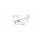 Kabel SATA DATA III metalowe zatrzaski 50cm 