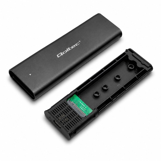 Obudowa | kieszeń do dysków M.2 SATA SSD | NGFF | USB typ C 