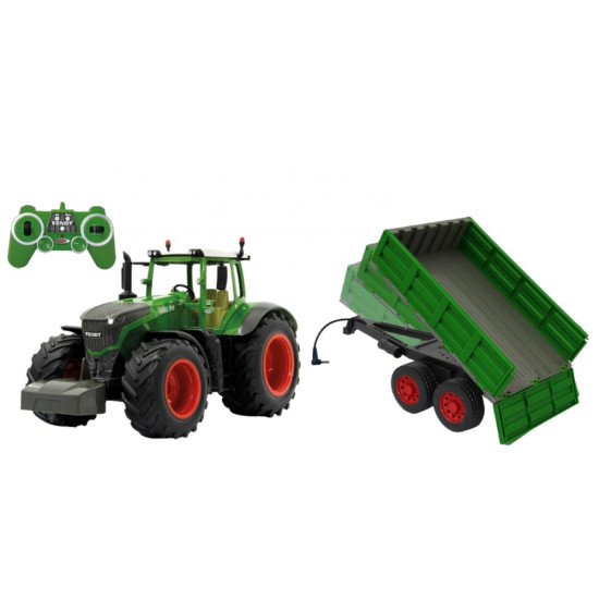 Zestaw traktor Fendt 1050 RC 1:16 ze zdalnie sterowaną przyczepą Jamara
