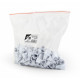 Osłonka na wtyk RJ45 100 sztuk/biała