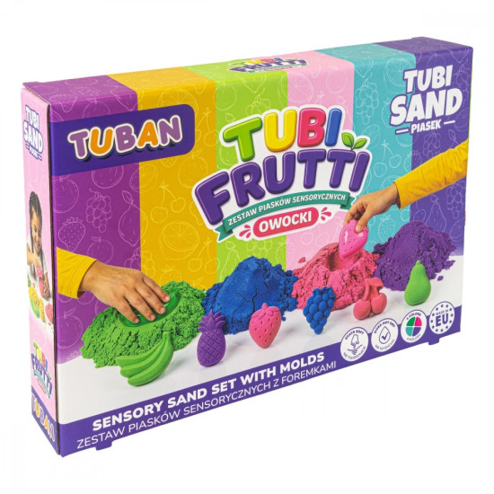 Piasek sensoryczny - Zestaw Tubi Frutti