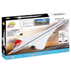 Klocki Samolot Concorde G-BBDG 518 elementów