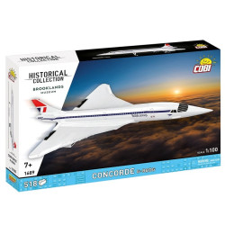 Klocki Samolot Concorde G-BBDG 518 elementów