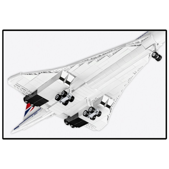 Klocki Samolot Concorde G-BBDG 518 elementów