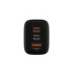 Ładowarka GaN 65W QC 3.0, 2x USB-C, 1x USB PD 3.0 EU