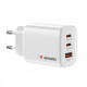Ładowarka GaN 65W QC 3.0, 2xUSB-C, 1x USB-A PD 3.0 EU