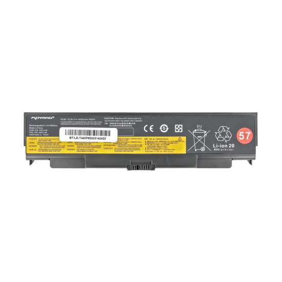 Bateria 45N1153 do Lenovo ThinkPad W540 L540 T440P - 4400 mAh (48 Wh)
