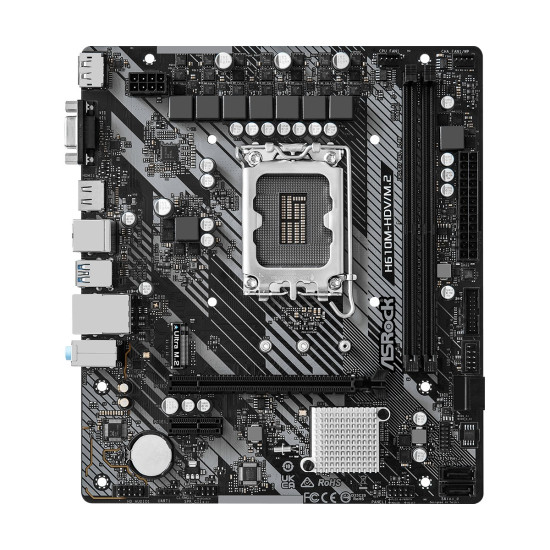 Płyta główna H610M-HDV/M.2 R2.0 s1700 2DDR4 DP/HDMI mATX 