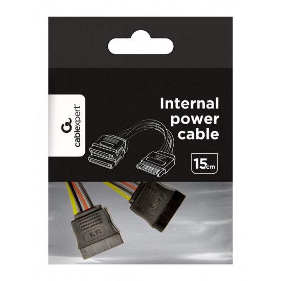 KABEL SATA (M)->SATA(F)X2 15CM 