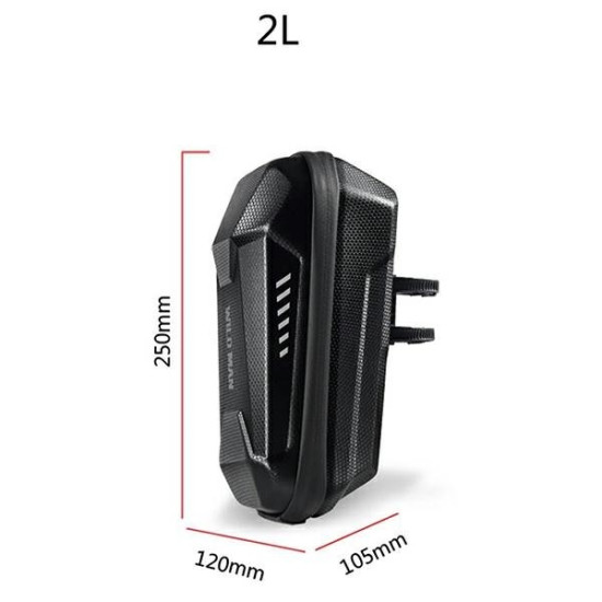 Etui sakwa na hulajnogę ES 8X 2L na ramę czarna 