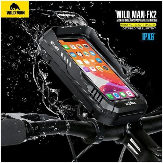 Etui uchwyt na rower FK2 czarny 