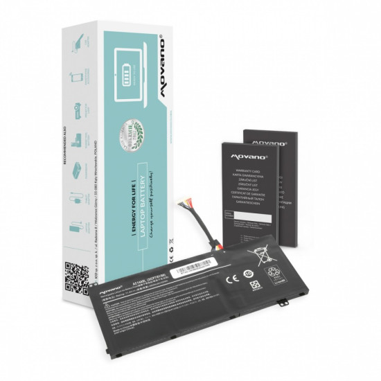 Bateria AC14A8L AC15B7L do Acer VN7 Nitro V15 V17 - 4600 mAh (52 Wh)