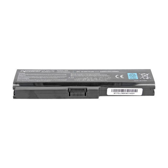 Bateria PA3818U-1BRS do Toshiba L700 L730 L750 - 4400 mAh (48 Wh)