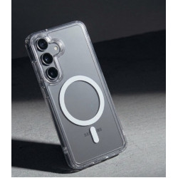 Etui Hybrid Clear magnetic MagSafe Samsung Galaxy A37/A36 przezroczyste