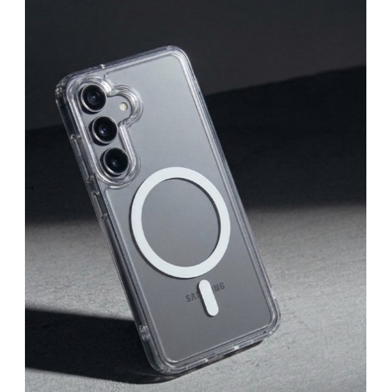Etui Hybrid Clear magnetic MagSafe Samsung Galaxy A37/A36 przezroczyste