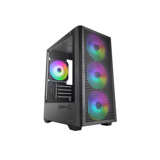 Obudowa MARS MC-VECTOR Czarna mATX 4xARGB 