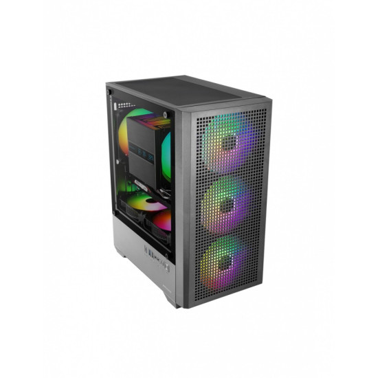 Obudowa MARS MC-VECTOR Czarna mATX 4xARGB 