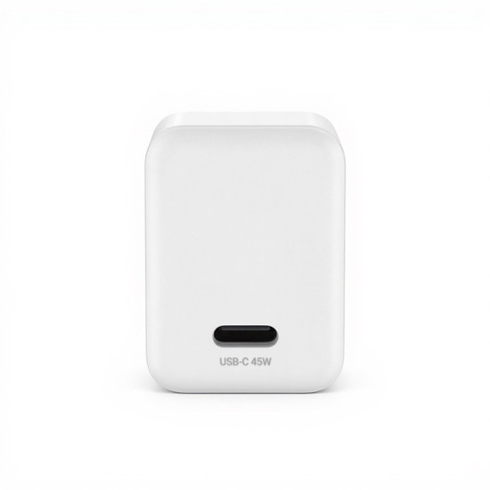 Ładowarka sieciowa Ultra Compact GaN USB-C 45W PD 3.0 z PPS biała