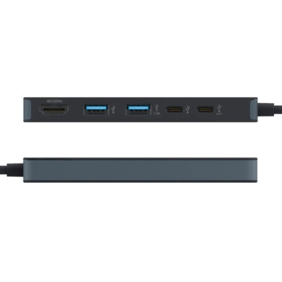 Hub Flex 5 Port USB-C Czarny